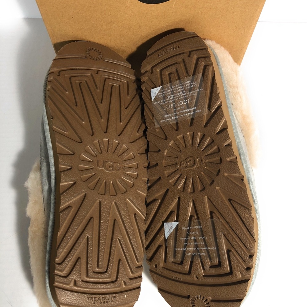 Ugg Grove moccasin slippers gray nib size *RARE* - Picture 7 of 8